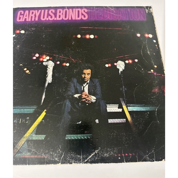 Gary U.S. Bonds - Dedication LP Vinyl Record 1981 EMI - Picture 3 of 11